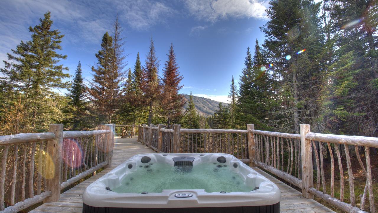 Le Nochette - Les Chalets Spa Canada Ла-Мальбе Экстерьер фото